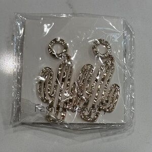 Fashion Jewelry Gold Cactus Earrings